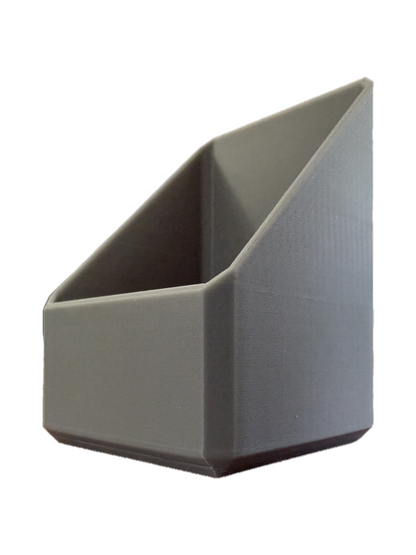 BrushDock Zahnbürstenhalter Zahnpastahalter in Grau