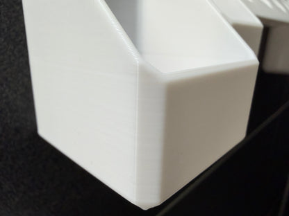 BrushDock Handle Zahnbürstenhalter in weiß Nahaufnahme