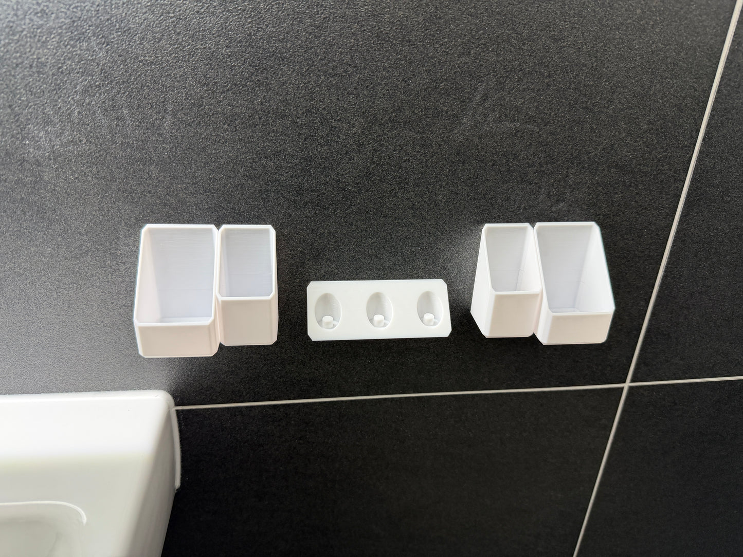 BrushDock Family Set S – Familien-Set für 3 Personen (ohne Bohren)