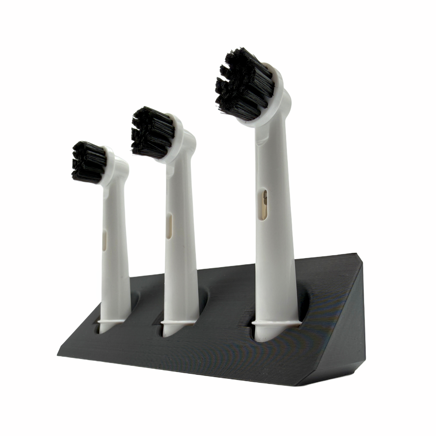 BrushDock – Zahnbürstenkopfhalter für Oral-B ( iO ) & Philips Sonicare - Wandmontage (ohne Bohren)