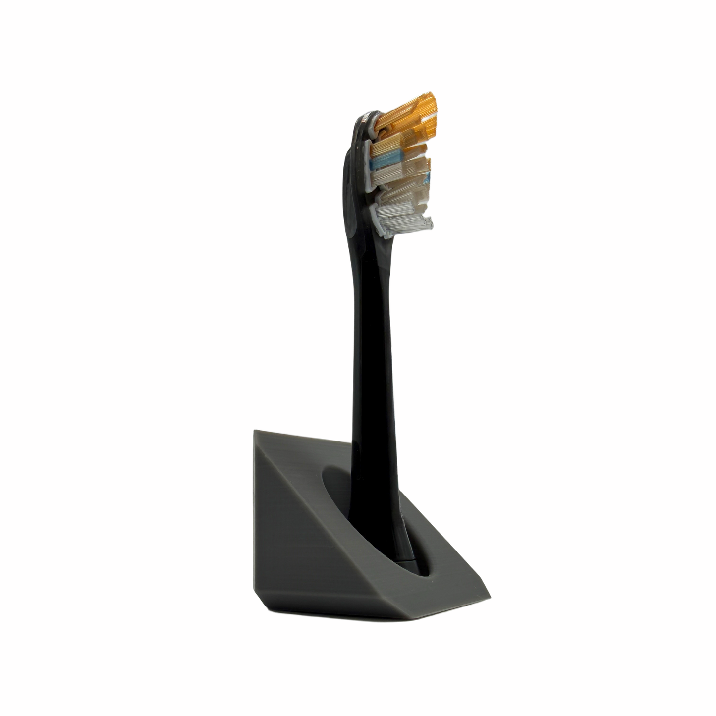 BrushDock – Zahnbürstenkopfhalter für Oral-B ( iO ) & Philips Sonicare - Wandmontage (ohne Bohren)