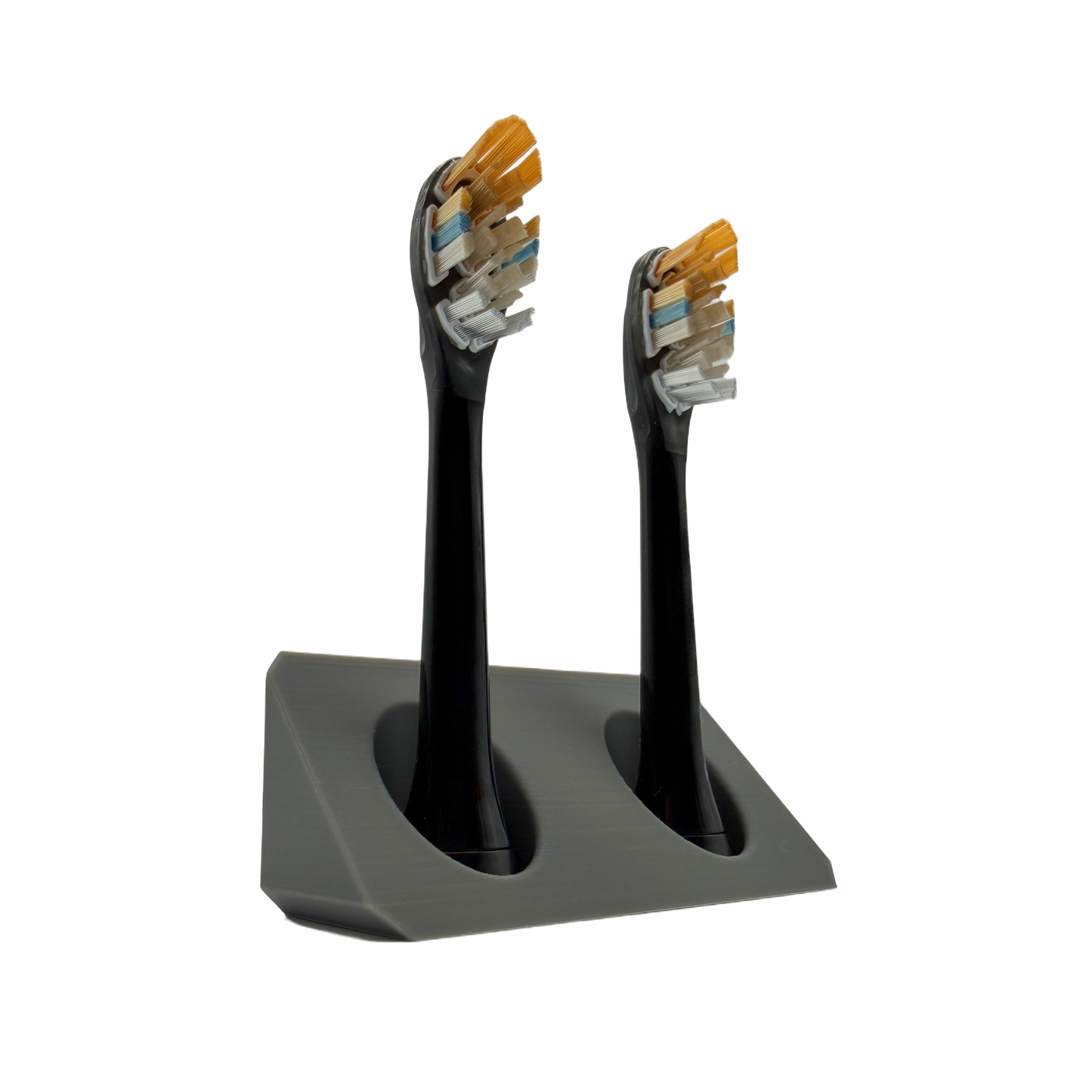 BrushDock – Zahnbürstenkopfhalter für Oral-B ( iO ) & Philips Sonicare - Wandmontage (ohne Bohren)