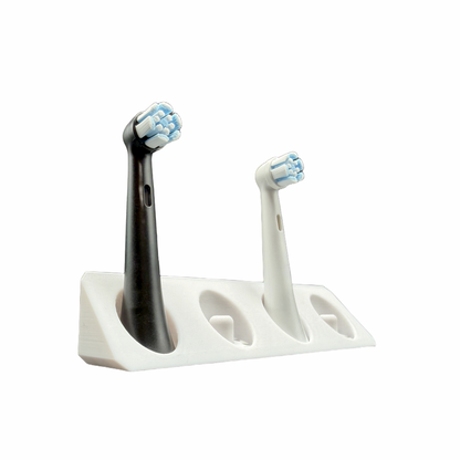 BrushDock – Zahnbürstenkopfhalter für Oral-B ( iO ) & Philips Sonicare - Wandmontage (ohne Bohren)